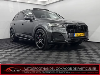Audi Q7 55 TFSI e quattro Pro Line S Plug-in S-line Leder, Pano, Parkeersensoren, Navi, Virtual desk, Elektrische achterklep, 340PK