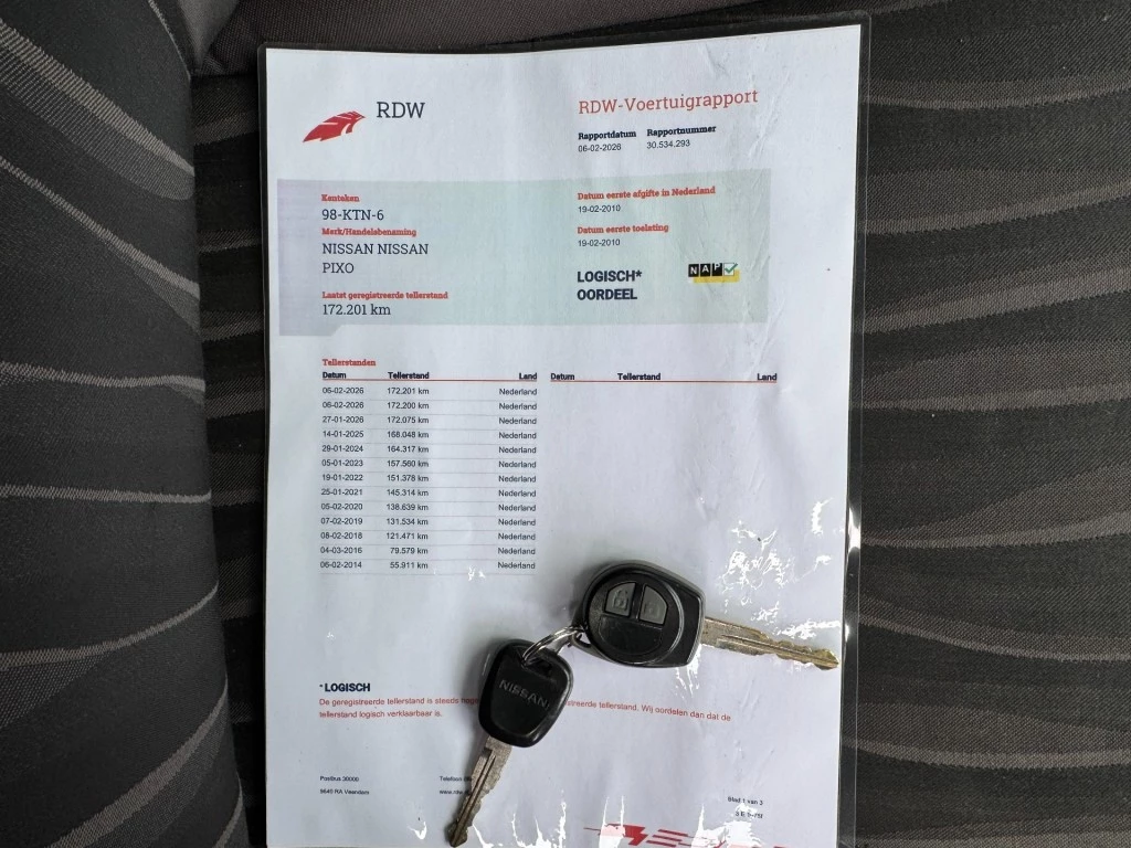 Hoofdafbeelding Nissan Pixo