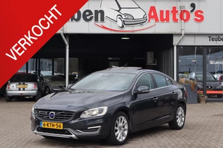 Volvo S60 1.6 T4 Summum Schuif-kanteldak, Lederen interieur, Distributieriem vv bij 93.125 km, Afneembare Trekhaak, Stoelverwarming, Cruise control, Camera