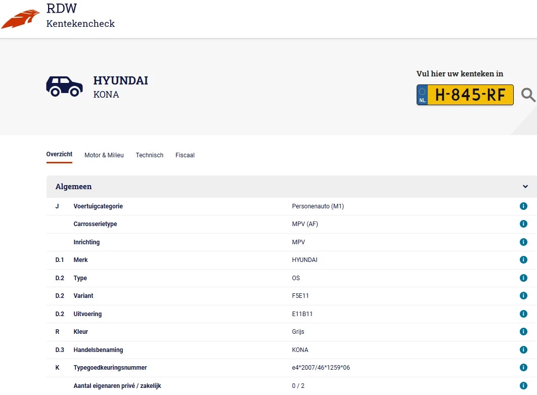 Hoofdafbeelding Hyundai Kona