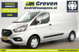 Ford Transit Custom 300 2.0 TDCI L2H1 2800KG Trekgew. Airco Cruise LED Parkeersensoren 3 Persoons Stoelverwarming Trekhaak