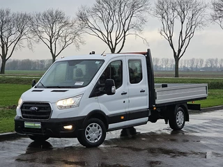 Ford Transit 350 2.0 TDCI L4H1 DC Open-Laadbak Airco 130Pk Stoelverwarming 1e Eigenaar Oh-Historie!