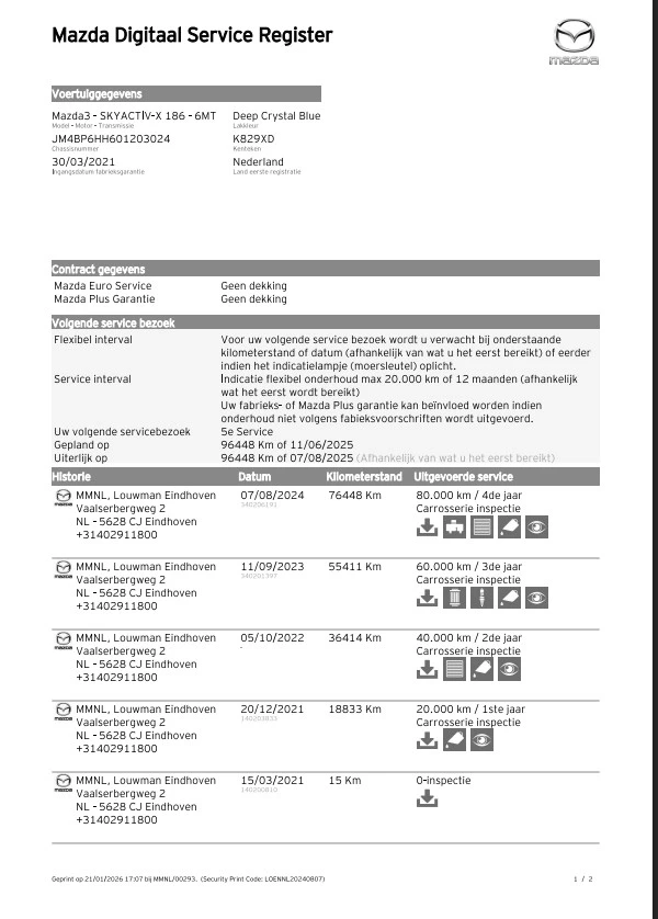 Hoofdafbeelding Mazda 3