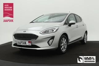 Ford Fiesta BWJ 2021 1.0 94 PK EcoBoost Titanium CLIMA / BLUETOOTH / NAVI / CRUISE / APPLE CARPLAY / ANDROID AUTO / PDC / STOELVERW. / STUURVERW. / LMV 15 INCH / PRIV. GLAS / ISOFIX / KEYLESS ENTRY + START / MULTIFUNCT STUUR.