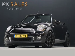 Hoofdafbeelding MINI One Cabrio MINI One Cabrio Mini 1.6 Pepper [VOL LEDER, STOELVERWARMING, PDC ACHTER, BLUETOOTH, CRUISE CONTROL, AIRCONDITIONING, ELEKTRISCH VERSTELBARE SPIEGELS, NIEUWSTAAT]