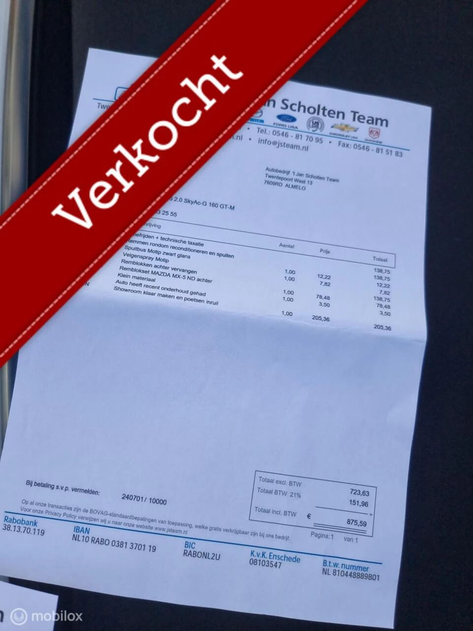 Hoofdafbeelding Mazda MX-5