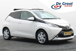 Toyota Aygo 1.0 VVT-i x-wave Cabrio Navigatie, Camera, Half Leder, LED, 15"