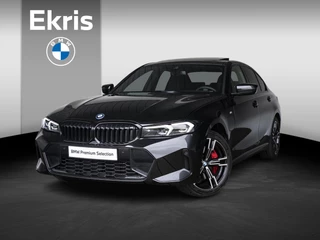 BMW 3 Serie Sedan 330e | M Sportpakket Pro | Verwarmd Stuurwiel | Comfort Access | Achteruitrijcamera | Schuif-/kanteldak | Stoelverwarming | Harman Kardon | Trekhaak | Lentevoordeel