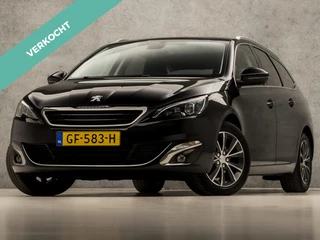 Peugeot 308 SW 1.2 PureTech Premium Sport (PANORAMADAK, NAVIGATIE, CAMERA, GETINT GLAS, SPORTSTOELEN, STOELVERWARMING, TREKHAAK, KEYLESS, CRUISE, NIEUWSTAAT)
