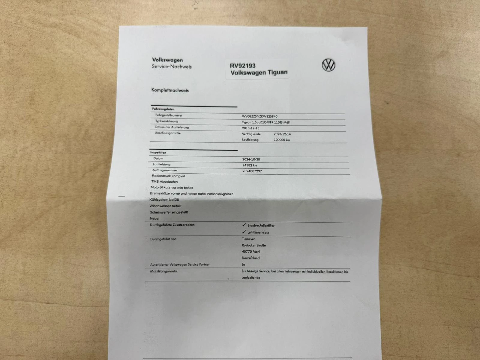 Hoofdafbeelding Volkswagen Tiguan