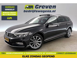 Volkswagen Passat 1.5 TSI 150PK R-Line DSG Pano Virtual Trekhaak LED ACC Camera Clima Carplay Leder Navi 18"LMV PDC