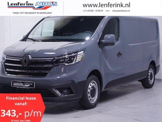 Renault Trafic 2.0 Blue dCi 150 pk L2H1 Airco, Camera Cruise Control, LED Koplampen, Apple Carplay, Nieuw, 3-Zits