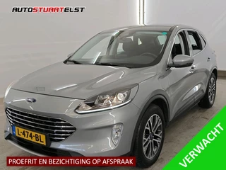 Ford Kuga 2.5 PHEV Titanium 1e Eigenaar | Volledig Onderh | BTW | NAP | SOH91% | Trekhaak | 2 Kabels | Carplay | Navi | Cruise | DAB | Keyless | Bots | PDC