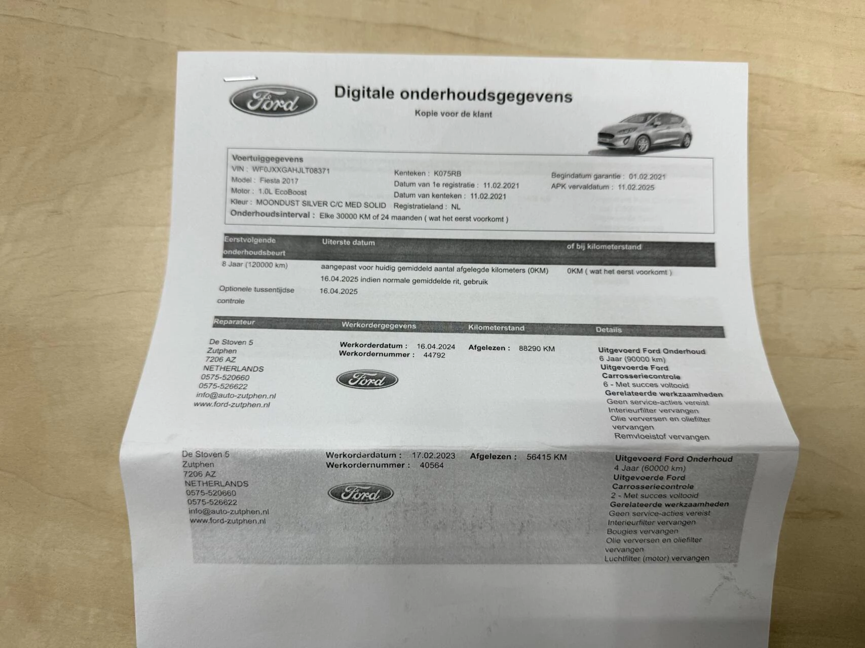 Hoofdafbeelding Ford Fiesta