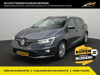 Renault Mégane Estate TCe 140 EDC Techno - Occasion Lease vanaf €509 p/m - RIJKLAARPRIJS - Automaat - All Seasonbanden - Achteruitrijcamera - Elektrisch Glazen Schuif-/Kanteldak - Apple Carplay - Android Auto - Trekh