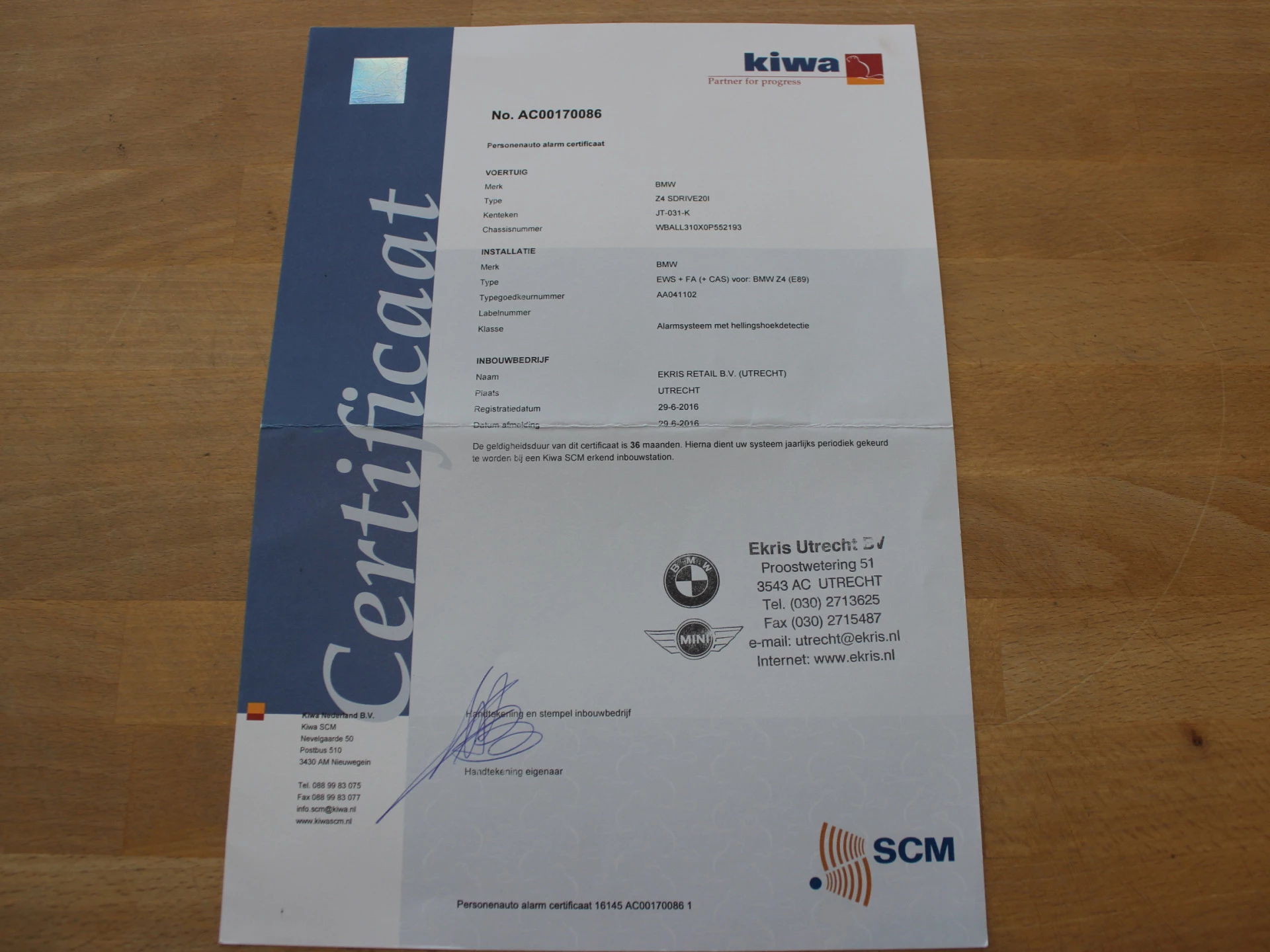 Hoofdafbeelding BMW Z4