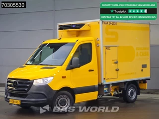 Mercedes Sprinter 314 CDI Bakwagen Gekoeld Vriezer Automaat Carrier Xarios 300 230V Stekker Achtedeuren Airco Euro6 Koel Koeler Kühl Kühler Vries Frigo Airco