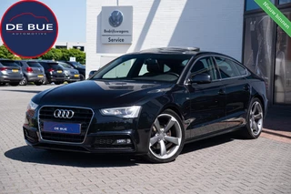 Audi A5 Sportback 1.8 TFSI S-Line Facelift|Org NL NAP|2e Eig|Automaat|Schuifdak|Leder|Clima|Rotor|Volledig Onderhouden