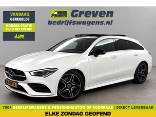Mercedes-Benz CLA 180 AMG Pano Sfeer LED Virtual Camera Clima Carplay Cruise Navi 18"LMV PDC Stoelverw.
