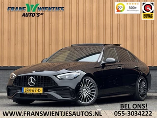 Mercedes-Benz C-Klasse 300 e Business Solution AMG | Burmester | Origineel Nederlands | Memory | Panoramadak | Digital Light | Elektrische Trekhaak | Head-Up | Leder |