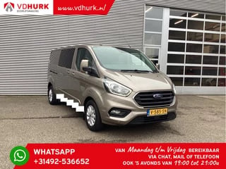 Ford Transit Custom 2.0 TDCI 130 pk Aut. L2 Limited DC Dubbel Cabine 2x Schuifdeur/ Stoelverw./ CarPlay/ Navi/ Cruise/ LMV/ Camera