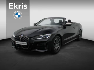 BMW 4 Serie Cabrio M440i xDrive High Executive | Safety Pack | Stuurwielrand Verwarmd | Comfort Access | Driving Assistant | Laserlight | Head-Up Display | Harman Kardon | 19''