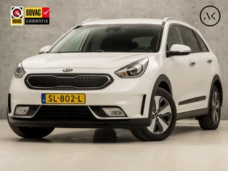 Kia Niro 1.6 GDi Hybrid Sport 142Pk Automaat (APPLE CARPLAY, PARELMOER, NAVIGATIE, CAMERA, GETINT GLAS, LEDER, SPORTSTOELEN, KEYLESS, LM VELGEN, CRUISE, LM VELGEN, NIEUWSTAAT)