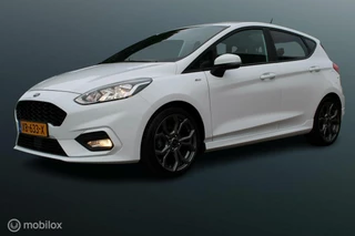 Hoofdafbeelding Ford Fiesta Ford Fiesta 1.0 EcoBoost 100 PK ST-Line, Clima, Cruise, Pdc, Navi, App connect, Donker glas