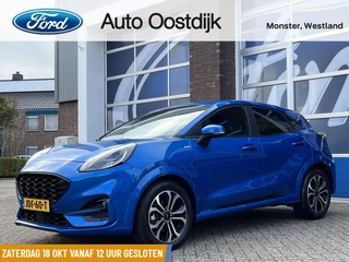 Ford Puma 1.0 EcoBoost Hybrid ST-Line 125PK Automaat Winterpack Navi Adaptieve Cruise Climate Blind-Spot Privacy Glass 17" Inch Velgen *Compleet*