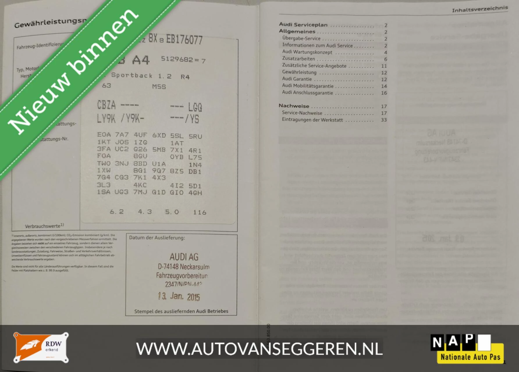 Hoofdafbeelding Audi A1 Sportback