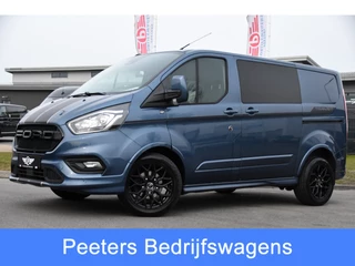 Hoofdafbeelding Ford Transit Custom Ford Transit Custom 320 2.0 TDCI L1H1 Sport DC Camera, Cruise, Carplay, 170pk, 2 x Schuifdeur, Automaat, LED, Leder, Stoelverwarming, Uniek!