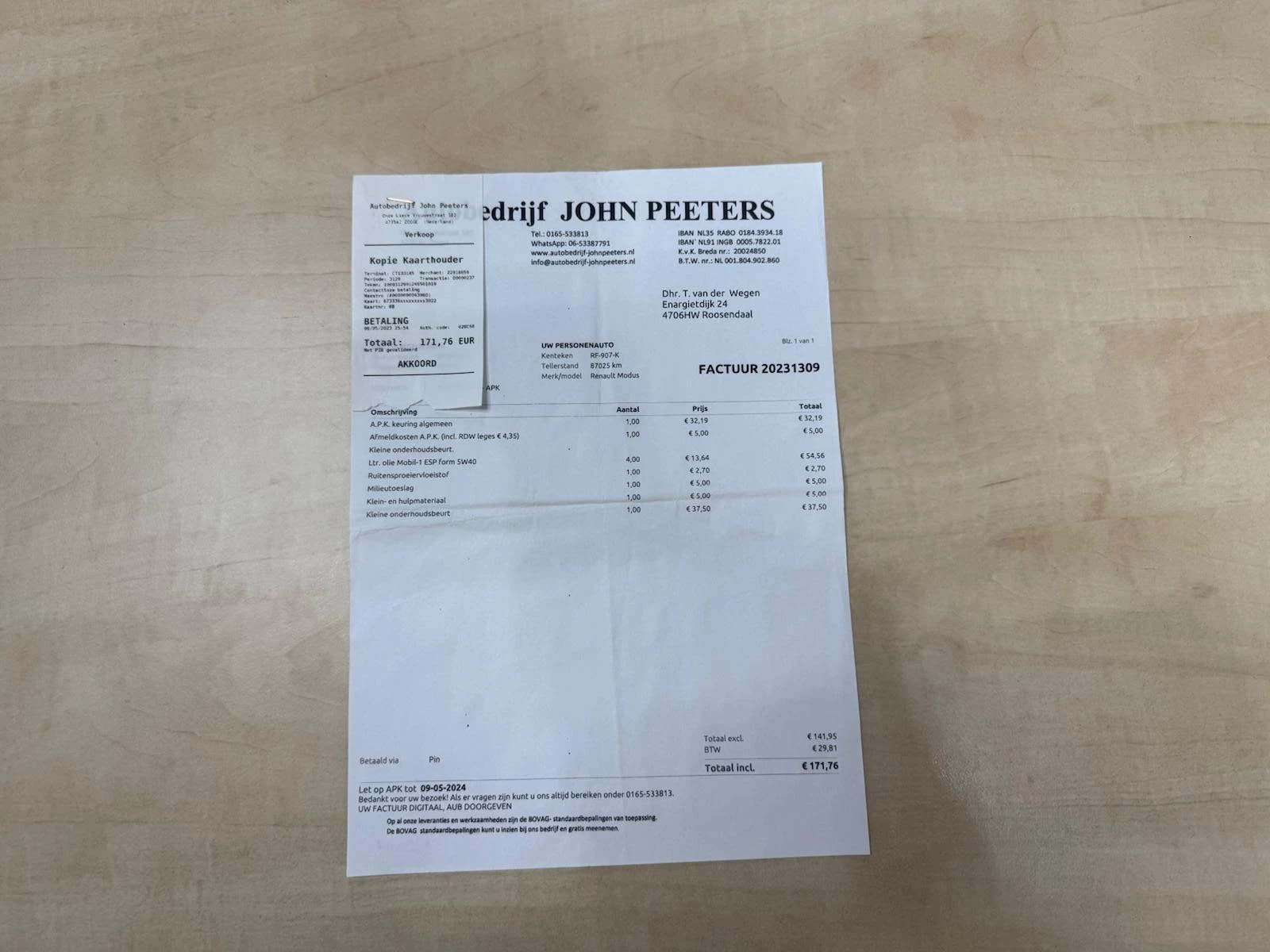 Hoofdafbeelding Renault Modus