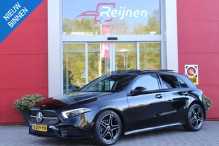 Mercedes-Benz A-klasse 180 BUSINESS SOLUTION AMG | PANORAMA SCHUIF/KANTEL DAK | SFEER VERLICHTING | ELEKTRISCH VERSTELBARE VOORSTOELEN MET GEHEUGEN FUNCTIE | STOEL VERWARMING OP BEIDE VOORSTOELEN | MULTIBEAM LED KOPLAMPEN | ACHTERUITRIJ CAMERA | APPLE CARPLAY/ANDROID AUTO | NAVIGATIE | KEYLESS GO | CRUISE CONTROL | NIGHT PAKKET | VERKEERSLICHTEN WEERGAVE | 17" LICHTMETALEN VELGEN AMG | HEMELBEKLEDING ZWART | MBUX MULTIMEDIA SYSTEEM | SPORTSTOELEN | PARKEERSENSOREN VOOR + ACHTER |