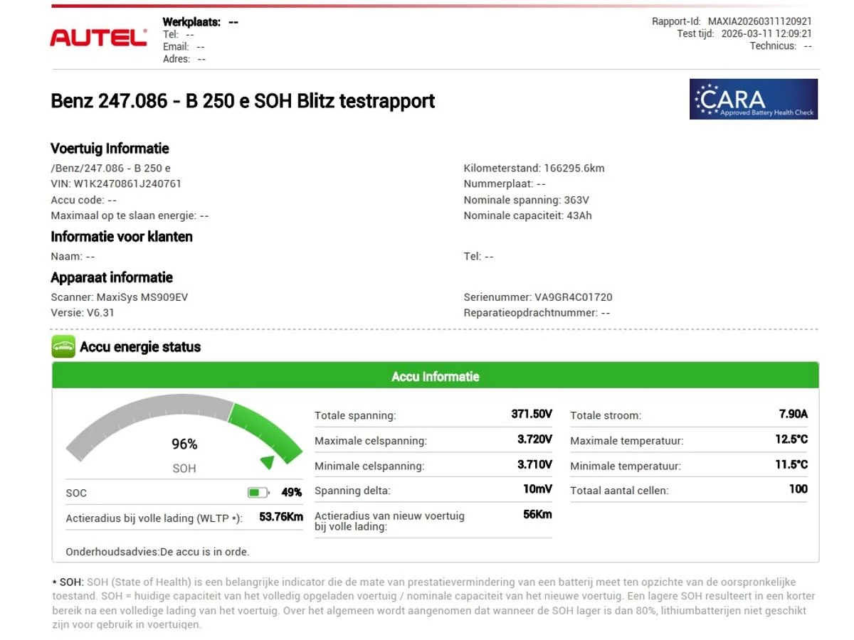 Hoofdafbeelding Mercedes-Benz B-Klasse