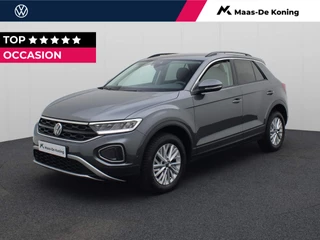 Hoofdafbeelding Volkswagen T-Roc Volkswagen T-Roc 1.5 TSI 150PK Life DSG automaat | Navigatie | Apple Carplay | Parkeersensoren | Stoelverwarming |  Fabrieksgarantie tot maart 2026 of 100.000km