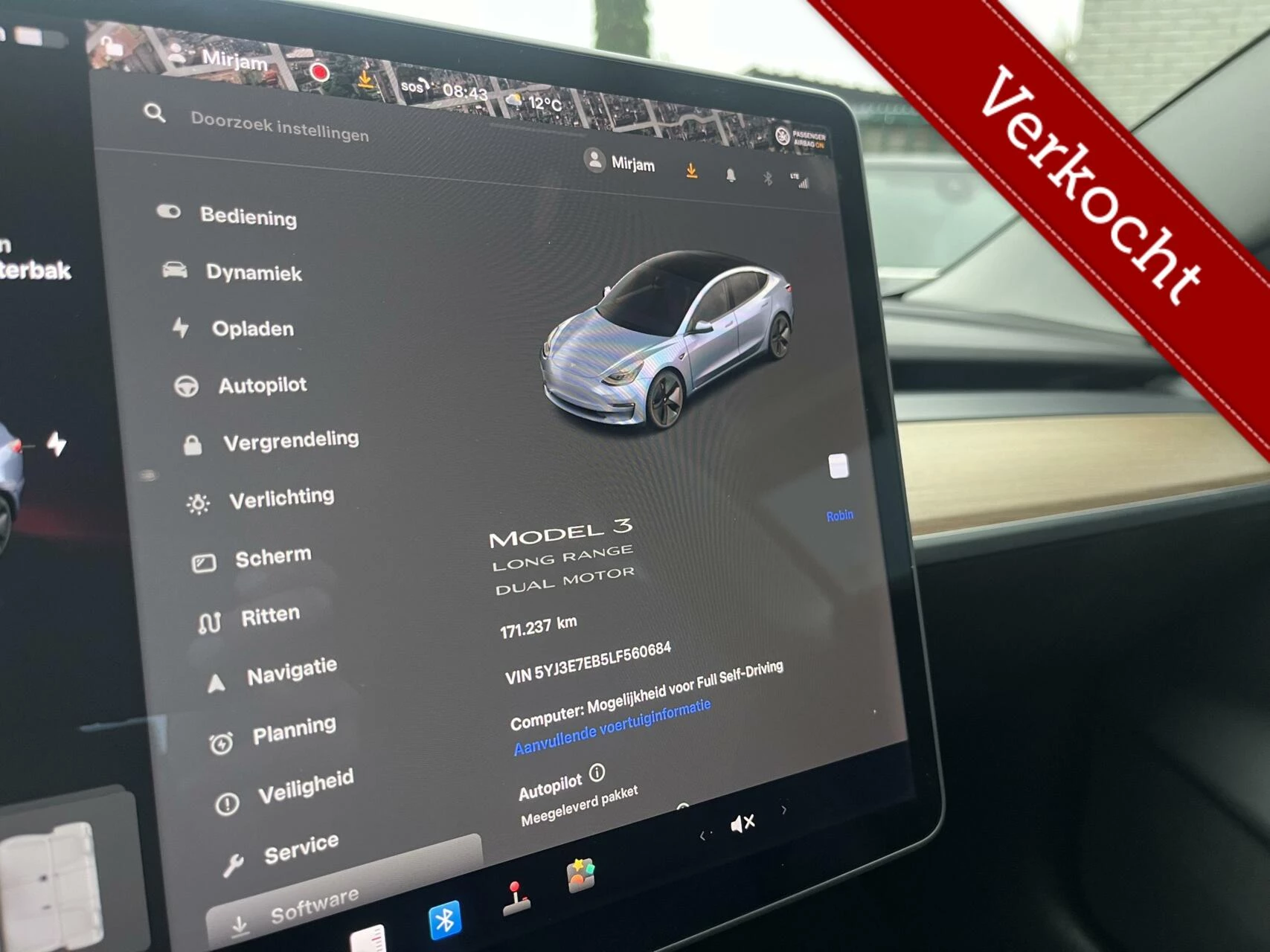 Hoofdafbeelding Tesla Model 3