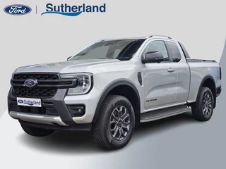 Ford Ranger 2.0 Wildtrak Super Cab EcoBlue Trekhaak | 3.500 kg trekgewicht | Vol leder | Full led | Adaptive cruise control | Surround camera | Digitaal dashboard | Stoelverwarming etc.