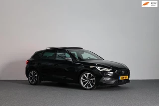 Seat Leon 1.5 eTSI FR LED/SFEER/VIRTUAL/PANORAMADAK/S.VERWARMING/18' LMV/CAM/ACC/ECC/12 MND GARANTIE!