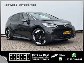 Hoofdafbeelding Volkswagen ID.3 Volkswagen ID.3 Pro 58 kWh HUD Carplay Adap.Cruise Cam Elek.Stoel Sfeerverlichting!