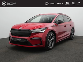 Škoda Enyaq 80 Sportline 204 pk | Trekhaak | Warmtepomp | Achteruitrijcamera | Leder/alcantara | Adaptive Cruise | Navigatie | Sportonderstel | Keyless