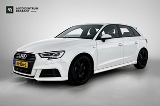 Audi A3 Sportback 1.5 TFSI CoD Sport S Line Edition(NL-auto, Goed onderH, NAvi, StoelV, Leder, Parkeersensoren V+A, Keyless, Etc)