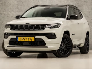 Jeep Compass 4xe 240 Plug-in Hybrid Electric S Automaat 240Pk (GROOT NAVI, APPLE CARPLAY, CAMERA, LEDER, ELEKTRISCHE STOELEN, CRUISE, CLIMATE, NIEUWE APK, NIEUWSTAAT)