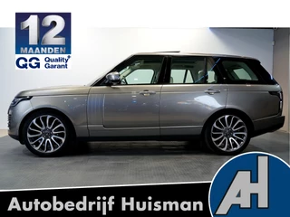 Land Rover Range Rover 3.0 TDV6 Autobiography PANORAMADAK + ADAPT.CRUISE + SOFTCLOSE + MERIDIAN AUDIO + MASSAGESTOELEN + LEER + LUCHTVERING + 360 CAMERA + STOELVERWARMING&-KOELING + EL. ACHTERZETELS + NAPPALEER + MATRIX LED + PARKSENSOREN + 22" LM-VELGEN!!