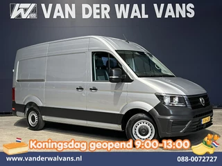 Volkswagen Crafter 2.0 TDI 140pk L3H3 L2H2 Euro6 Airco | Navigatie | Apple Carplay | Cruisecontrol Android Auto, Bijrijdersbank, 3000kg trekvermogen, zilver