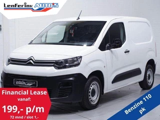 Citroen Berlingo 1.2 Pure Tech 110 pk Benzine Airco Cruise Control, DAB+, PDC achter, 2-Zits