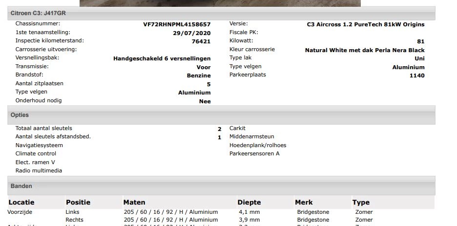 Hoofdafbeelding Citroën C3 Aircross