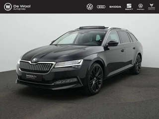 Skoda Superb Combi 1.4 TSI iV 218 pk Style | Panoramadak | Trekhaak | Navigatie Columbus | Geheugenstoel | Matrix LED | 360 Camera | Adaptief onderstel