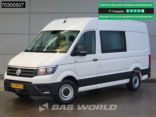 Volkswagen Crafter 140pk Dubbel Cabine L3H3 Trekhaak Airco Euro6 L2H2 DC Doka Mixto Airco Trekhaak
