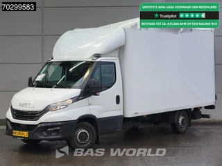 Iveco Daily 35S16 Laadklep Automaat SCHADE Bakwagen 160PK Airco Camera Euro6 Meubelbak Koffer Airco