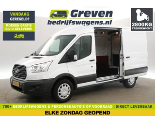 Ford Transit 350 2.0 TDCI L2H2 170PK 2800KG Trekgew. Airco Cruise 2xSchuifdeur PDC Elektrpakket Trekhaak